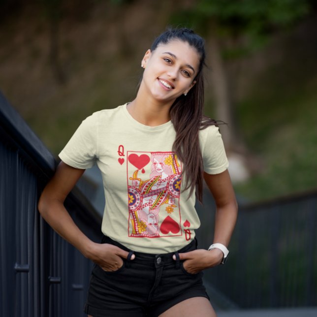 Camiseta Rainha de Copas Gráfica (Criador carregado)