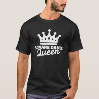 Camiseta Rainha de dança quadrada T Shirt