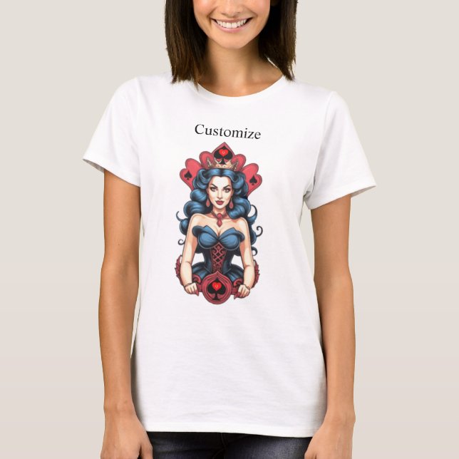 Camiseta Rainha de Espadas Thunder_Cove (Frente)
