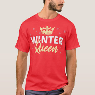 Camiseta Rainha de inverno Neve Fanática de inverno Estação
