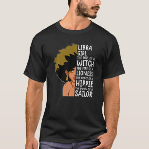 Camiseta Rainha de Libra Para Mulheres Astrologia Zodíaco M