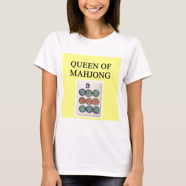 Camiseta Rainha de MAHJONG (Frente)