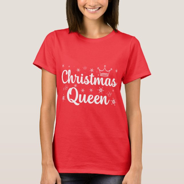 Camiseta Rainha de Natal (Frente)