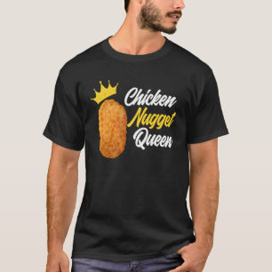 Camiseta Rainha de Nuggets de Frango Feminino Nugget de Fr