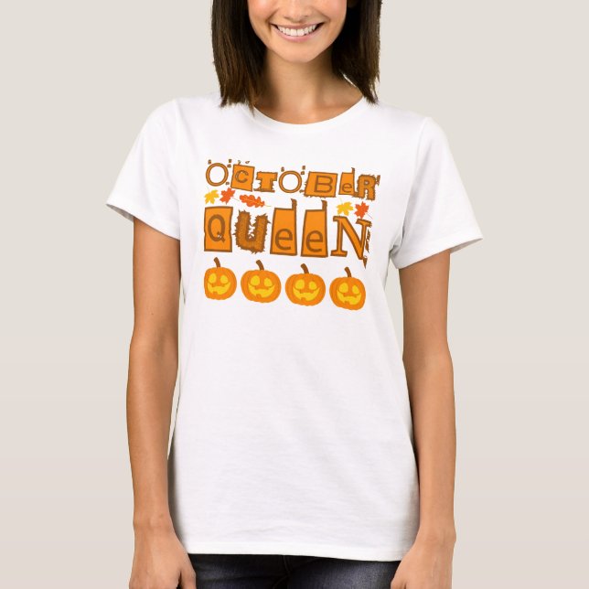 Camiseta rainha de outubro (Frente)