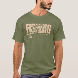 Camiseta Rainha de pesca | rosa militar