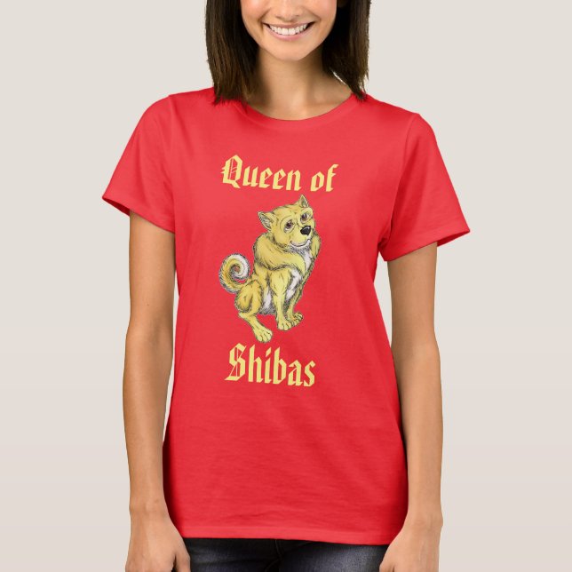 Camiseta Rainha de Shibas (Frente)