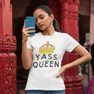 Camiseta Rainha de Yass, Yas Kween, você é o chefe, ZFJG