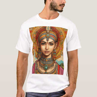 Camiseta rainha design art