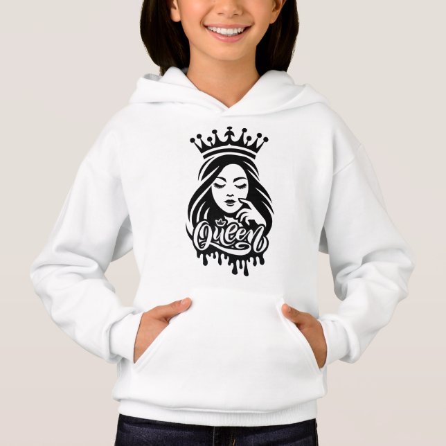 Camiseta Rainha Design – Coroa Real Elegante (Frente)