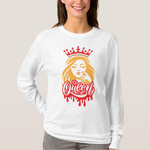 Camiseta Rainha Design – Coroa Real Elegante