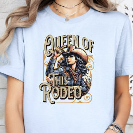 Camiseta Rainha deste Tee Rodeo, Presente de Cowgirl, Chefe