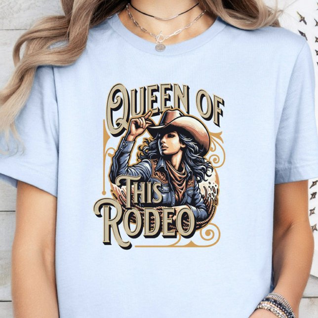 Camiseta Rainha deste Tee Rodeo, Presente de Cowgirl, Chefe (Criador carregado)