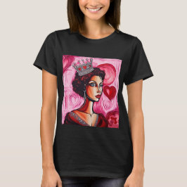 Camiseta Rainha dia de os namorados