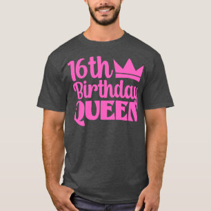 Camiseta rainha do 16.º aniversário
