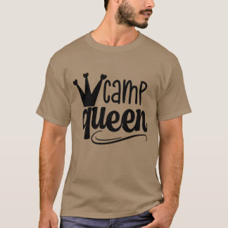 Camiseta rainha do acampamento garota