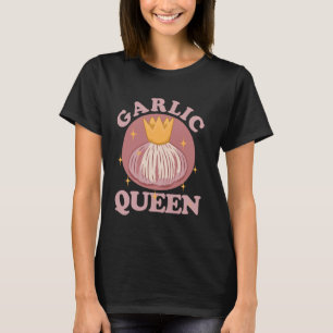 Camiseta Rainha do Alho Tempero de Culinária Gourmet Alho E