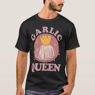 Camiseta Rainha do Alho Tempero de Culinária Gourmet Alho E