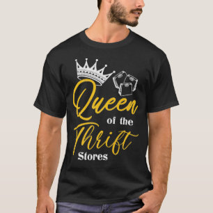 Camiseta Rainha do Atrato do Viciado em Loja de Thrift