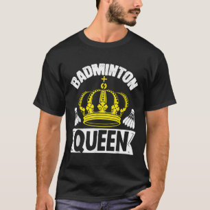 Camiseta Rainha do Badminton Qual É Seu Esporte Superpodero