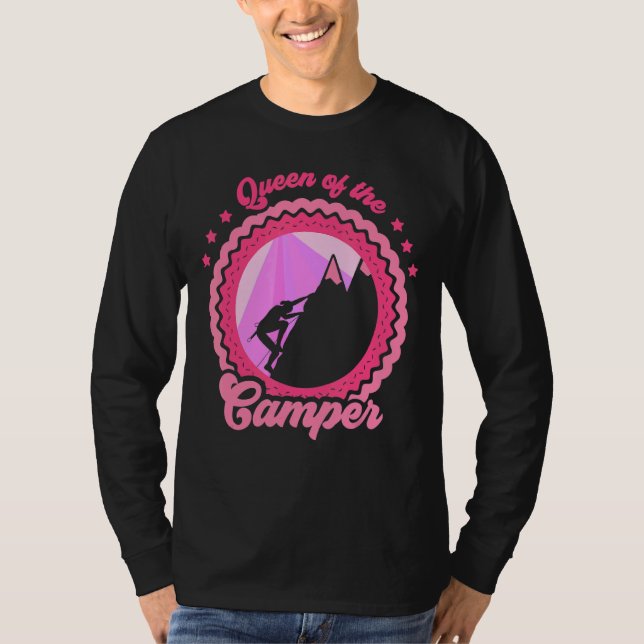 Camiseta Rainha Do Campo De Campismo (Frente)