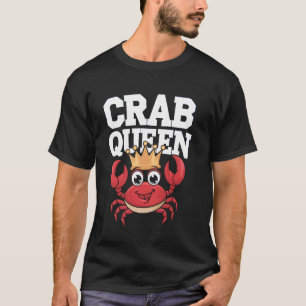 Camiseta Rainha do Caranguejo Humor Marisco Amante Comida d