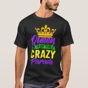 Camiseta Rainha do Carnaval do Crazy Parade Mardi Gras