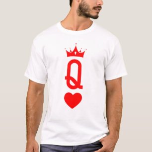 Camiseta Rainha do Casal Rei Rainha do Coração Figurino d