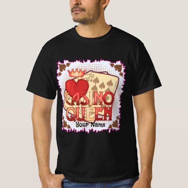 Camiseta Rainha do Cassino Quente (Frente)