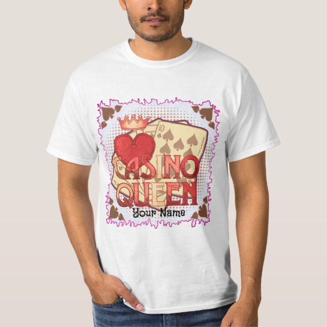 Camiseta Rainha do Cassino Quente (Frente)