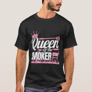 Camiseta Rainha Do Churrasco De Fumante Grelha Mulheres Pei