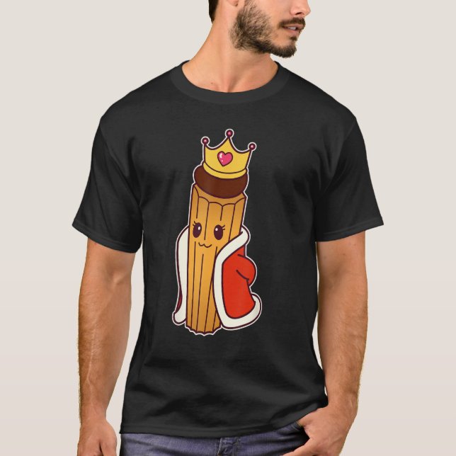 Camiseta Rainha do Churro - Cozinha Espanhola Portuguesa (Frente)
