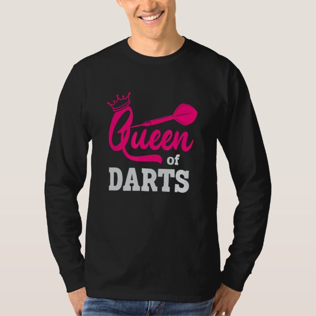 Camiseta Rainha do Dardo Dart Player (Frente)