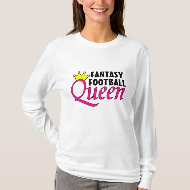 Camiseta Rainha do futebol da fantasia (Frente)