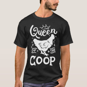 Camiseta Rainha Do Galinheiro Mãe De Galinha Dona Galinha