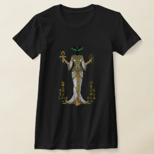 Camiseta Rainha do Gato Faraó - Deusa do Poder Egípcia