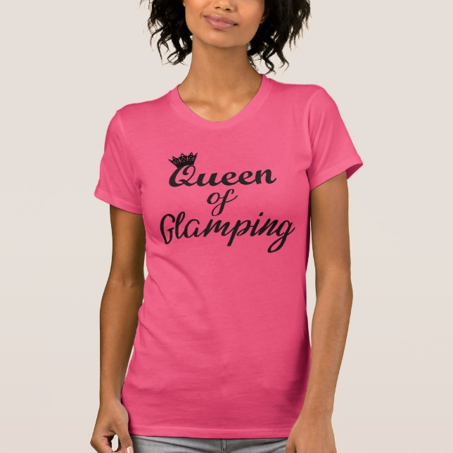 Camiseta "Rainha do Glamping" (Frente)