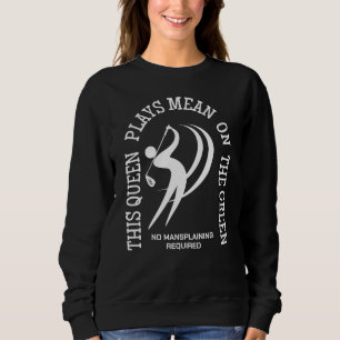 Camiseta Rainha do golfe feminina JOGA DURO NO GREEN Person