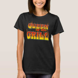 Camiseta Rainha do Grill pelas Mulheres que Adoram Grill