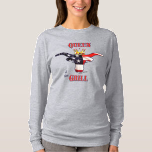 Camiseta Rainha do Grill - Vaca Longhorn
