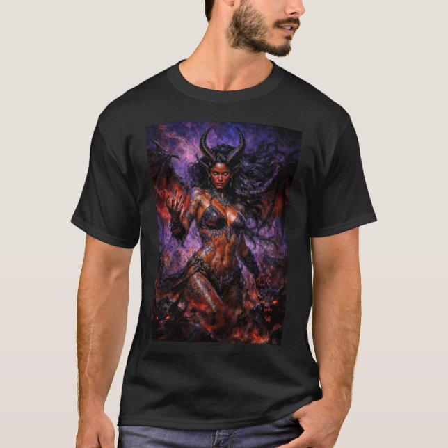 Camiseta Rainha do Inferno Lilith (Frente)