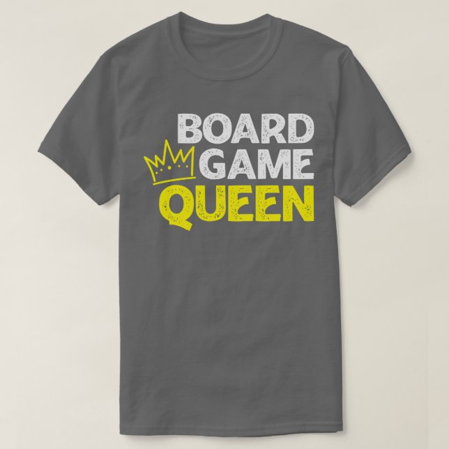 Camiseta Rainha do Jogo conselho (Frente do Design)
