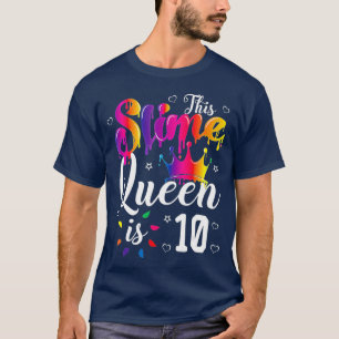 Camiseta rainha do lodo Aniversário 10º presente para rap
