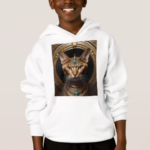 Camiseta Rainha do Nilo: Cleópatra a Gata com Touca