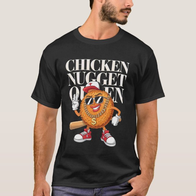 Camiseta Rainha do Nugget de Frango (Frente)