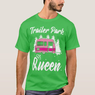 Camiseta Rainha do Parque de Reboque de Acampamento Present