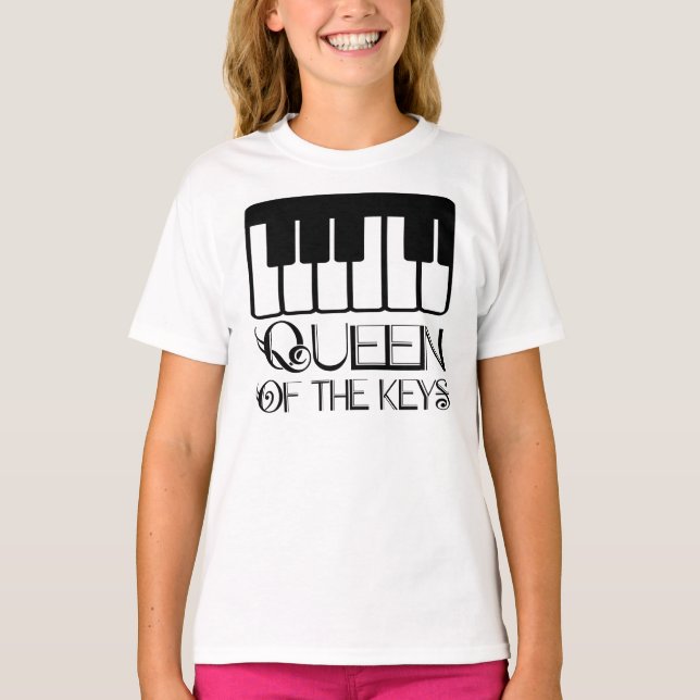 Camiseta Rainha do Piano Keys (Frente)