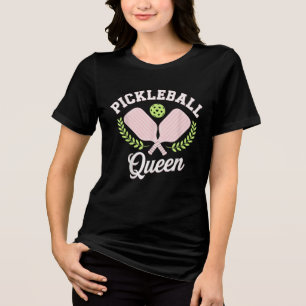 Camiseta Rainha do Pickleball Jogadora Divertida de Pickleb