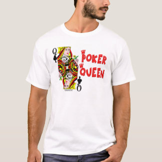 Camiseta rainha do póquer dos clubes