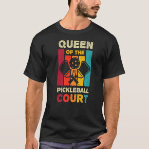 Camiseta Rainha Do Prêmio Da Corte De Pickleball